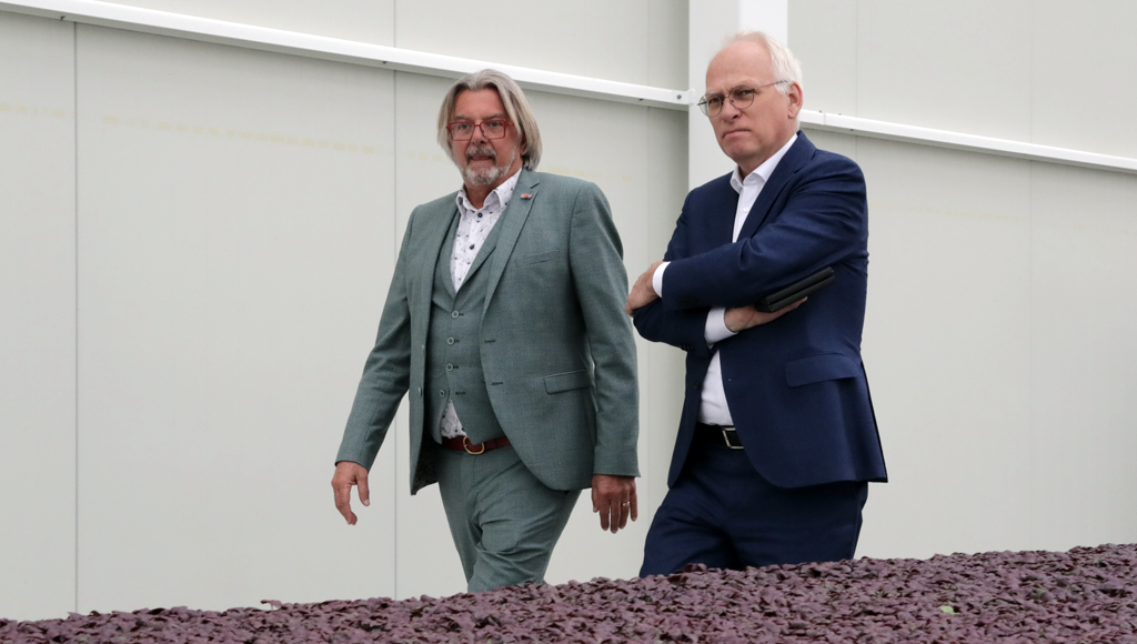 Bezoek Landbouwminister Piet Adema aan Koppert Cress