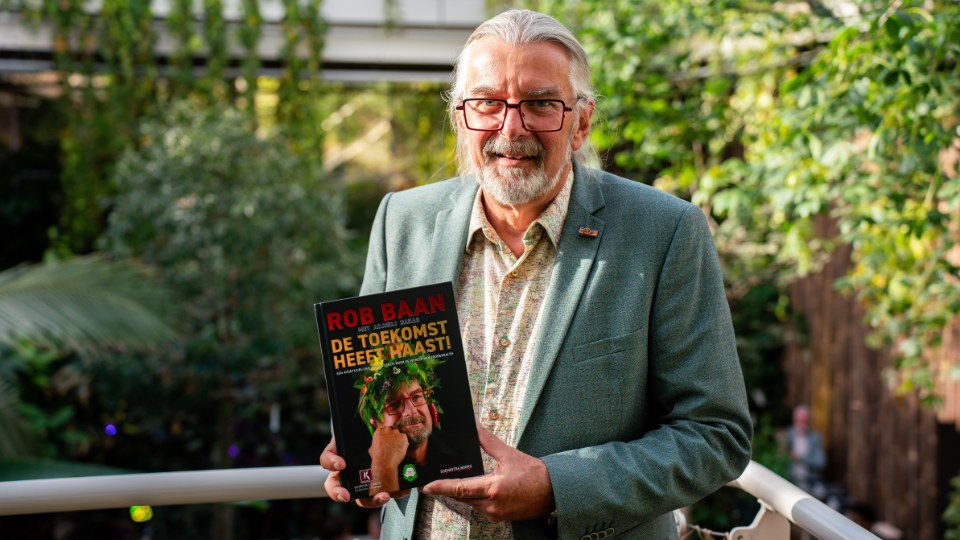 Ondernemer Rob Baan pleit voor voedselrevolutie in nieuw boek: De Toekomst heeft Haast